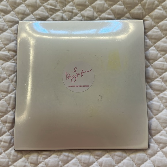 Ashley Longshore decorative champagne “Bottle Fed” square trinket dish! - Picture 2 of 3